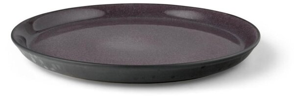 Černý/fialový talíř z kameniny ø 27 cm Gastro Black/Purple – Bitz