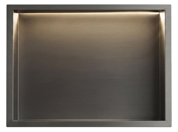 VESTAVNÁ KOUPELNOVÁ POLICE LED 30x45 Titan