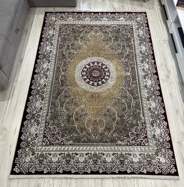 HU Červeno-černý moderní koberec King 29033-Red Rozměr: 80x150 cm