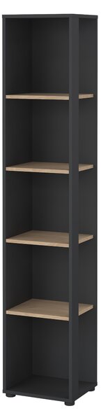 Knihovna Sign 65590 šedý mat/jackson hickory - TVI