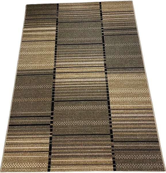 HU Moderní koberec Lagos 429-Beige v béžovo-hnědé barvě Rozměr: 60x100 cm