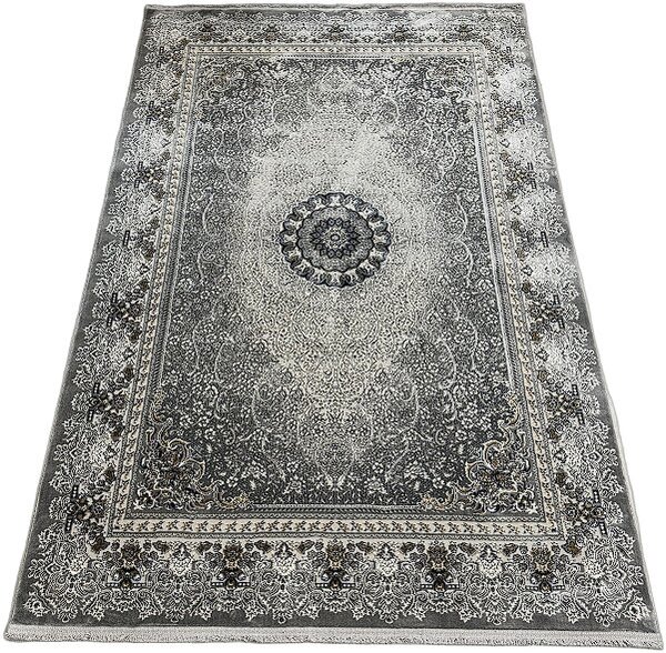 HU Šedý orientální koberec King 29033-Grey Rozměr: 80x150 cm