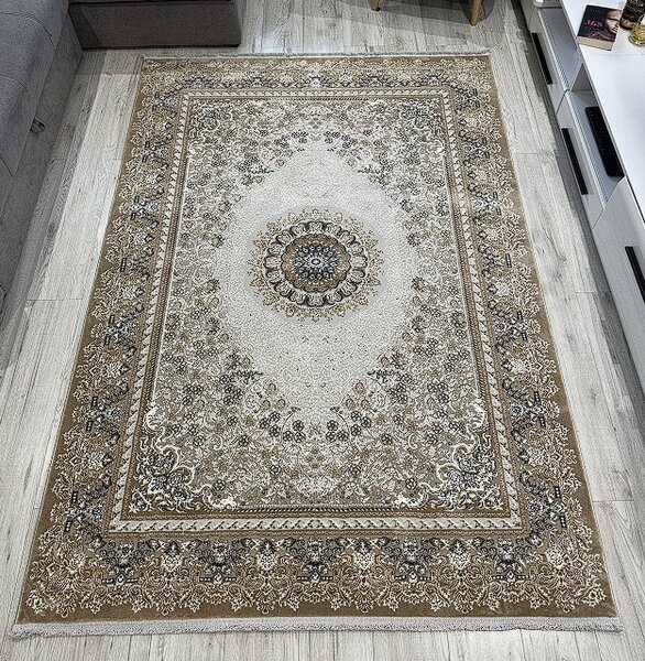 HU Béžový orientální koberec King 29033-Beige Rozměr: 80x150 cm
