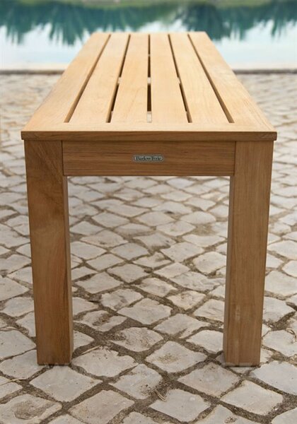 Barlow Tyrie Teaková lavice Linear, Barlow Tyrie, 135x40x43 cm
