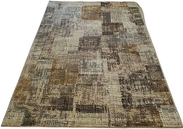 HU Šedý koberec s linkovaným vzorem Luxess 33-Grey Rozměr: 60x110 cm