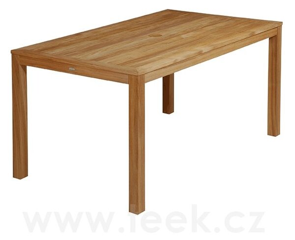 Barlow Tyrie Teakový jídelní stůl Linear, Barlow Tyrie, obdélníkový 150x89x75 cm