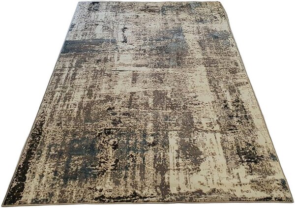 HU Šedo-modrý moderní koberec Luxess 89-Navy Rozměr: 60x110 cm
