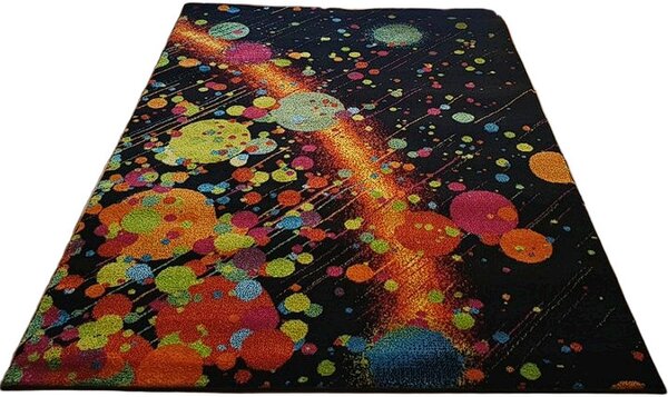 HU Vícebarevný moderní koberec Magic Cosmos Rozměr: 60x100 cm