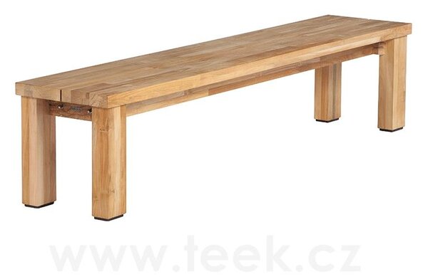 Barlow Tyrie Teaková lavice Titan, Barlow Tyrie, 200x41x44 cm, rustikální teak