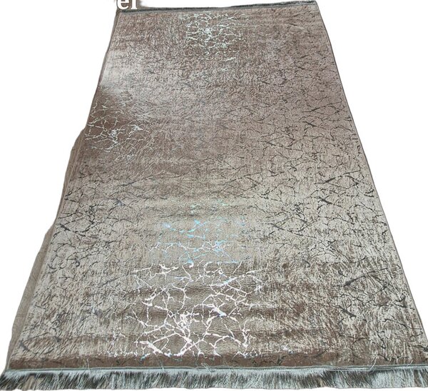 HU Moderní koberec Parys v béžovo-stříbrném provedení – Béžové stříbro Rozměr: 50x80 cm