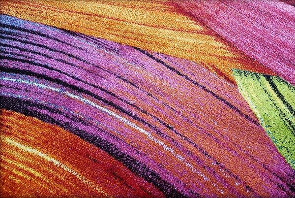 HU Vícebarevný moderní koberec Magic Ocean Rozměr: 60x100 cm