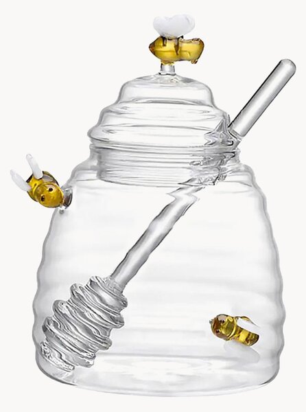 Skleněná dóza na med Bee