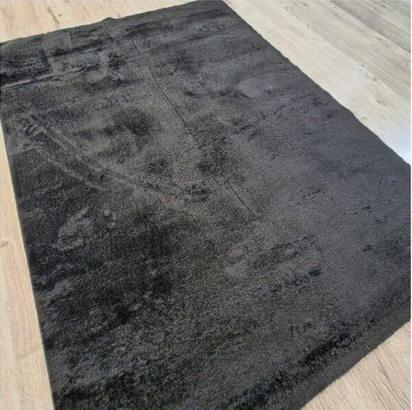 HU Koberec Plush Deluxe, antracitový Rozměr: 50x80 cm