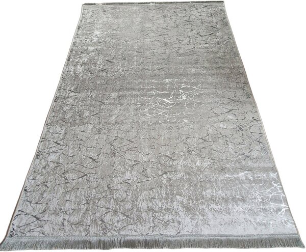 HU Béžovo-stříbrný moderní koberec Parys, krémovo-stříbrný Rozměr: 50x80 cm
