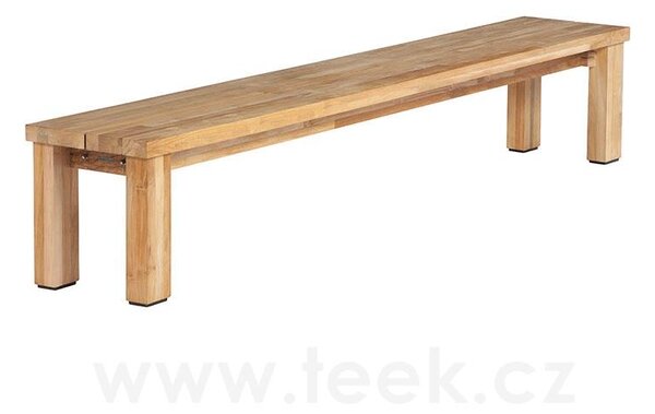 Barlow Tyrie Teaková lavice Titan, Barlow Tyrie, 260x41x44 cm, rustikální teak