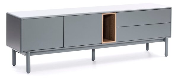 Modro-šedý TV stolek 180x56 cm Corvo – Teulat