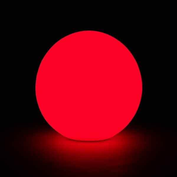 Svítící LED koule 50 cm – 18 RGB + 12 bílé