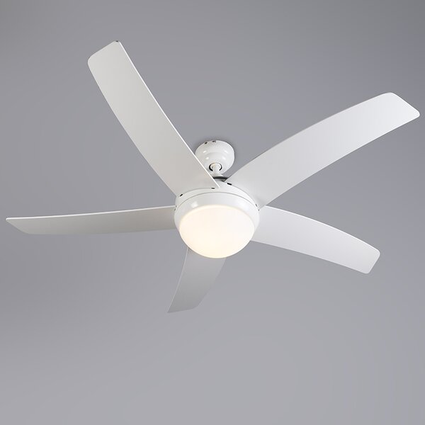 Stropní ventilátor bílý s dálkovým ovládáním - Cool 52