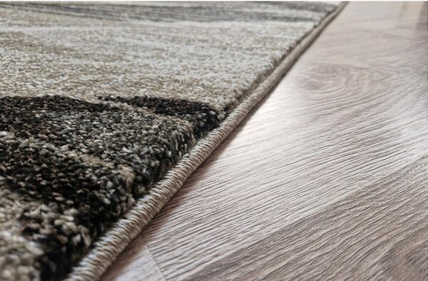 HU Béžovo-hnědý abstraktní koberec Rio 519-Beige-Cream Rozměr: 60x100 cm