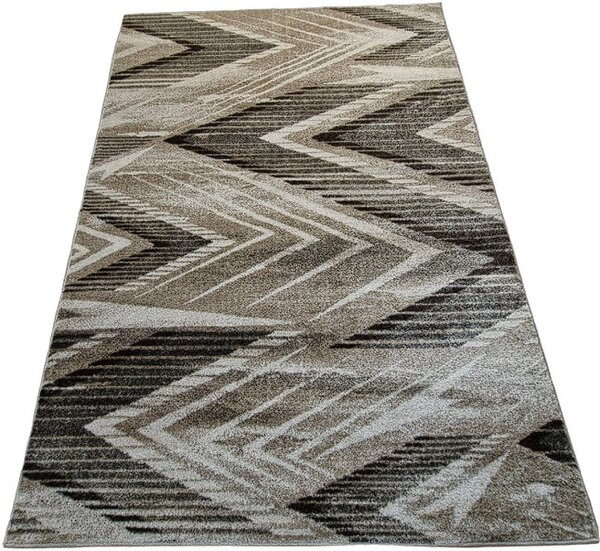 HU Béžovo-hnědý abstraktní koberec Rio 519-Beige-Cream Rozměr: 60x100 cm
