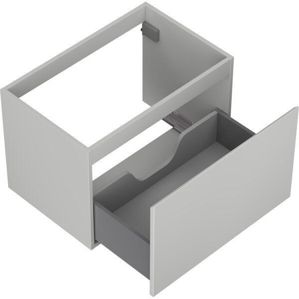 Mexen Orio, koupelnová skříňka 70 cm, 1 zásuvka, šedá matná, 91A10-07047-1-BF62