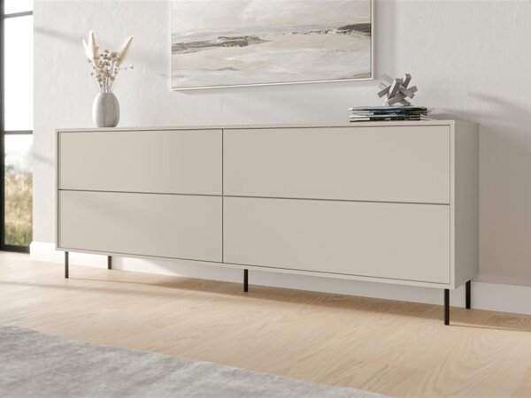 Skříňka Sarimzo 200 4D, Barva: kašmír 5903211509490