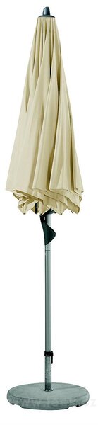Glatz Profesionální slunečník Fortero, Glatz, čtvercový 250x250 cm (2,5x2,5 m), natur, rám eloxovaný hliník, potah polyester 220 g/m2