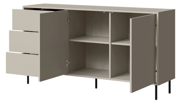Komoda Sarimzo 150 2D3S, Barva: kašmír 5903211509483