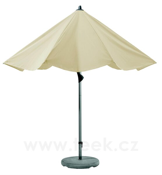 Glatz Profesionální slunečník Fortero, Glatz, čtvercový 250x250 cm (2,5x2,5 m), natur, rám eloxovaný hliník, potah polyester 220 g/m2