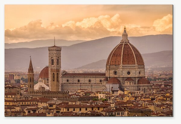 Florencie s katedrálou Santa Maria del Fiore – Jednodílný obraz, 60 × 40 cm