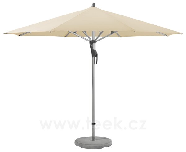 Glatz Profesionální slunečník Fortero, Glatz, kulatý 350 cm (3,5 m), rám eloxovaný hliník, potah polyester 220 g/m2 barva off white