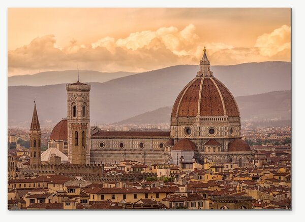 Florencie s katedrálou Santa Maria del Fiore – Jednodílný obraz, 70 × 50 cm