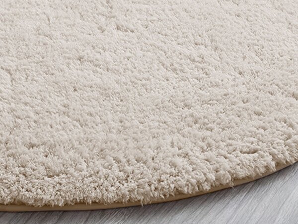 Béžový kulatý koberec Alpaca Rozměr: 80 cm