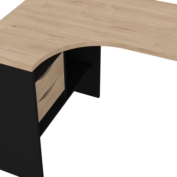 Psací stůl Function Plus 80118 černá/jackson hickory - Tvilum