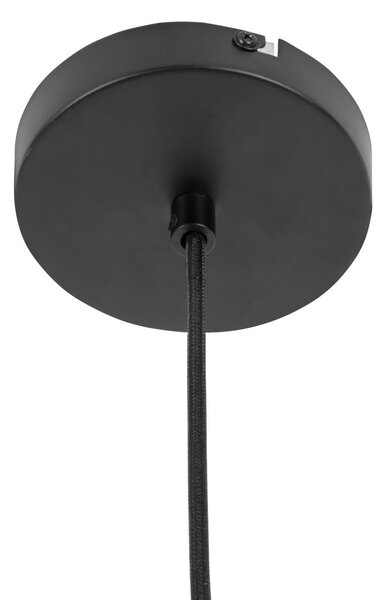 Závěsné svítidlo ve zlaté barvě se stínidlem z papírového výpletu ø 62 cm Sombra – Leitmotiv
