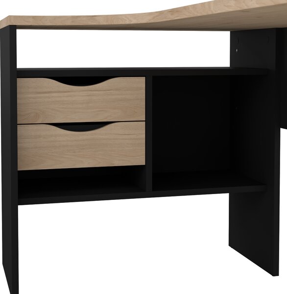 Psací stůl Function Plus 80118 černá/jackson hickory - Tvilum