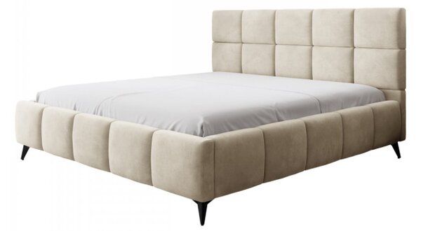 Čalouněná postel s úložným prostorem Miksin, Potah: Velluto 02, Rozměr postele: 140 x 200 cm 5903211516993