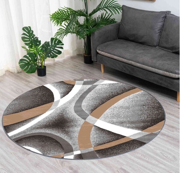 TZ Kruhový vzorovaný koberec Melody Rozměr: 90 cm