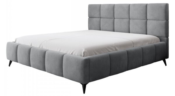 Čalouněná postel s úložným prostorem Miksin, Potah: Velluto 02, Rozměr postele: 140 x 200 cm 5903211516993