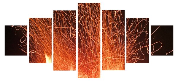 Obraz ohně (210x100 cm)