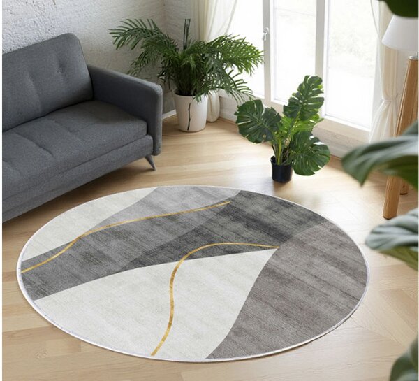 TZ Kruhový vzorovaný koberec Stela Rozměr: 90 cm
