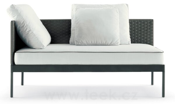 Roda Zádová opěrka Basket, Roda, 135x39 cm, nerez barva dle vzorníku, pásový výplet polyester barva dle vzorníku