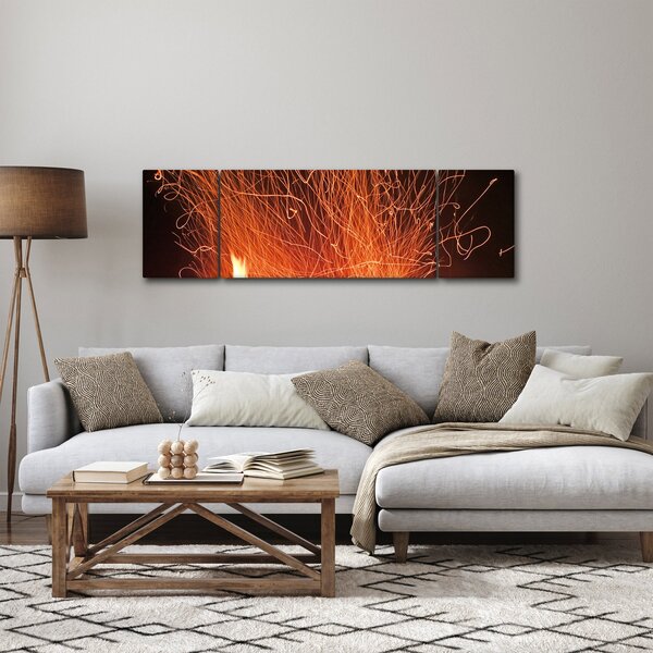 Obraz ohně (170x50 cm)