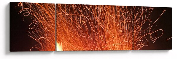 Obraz ohně (170x50 cm)