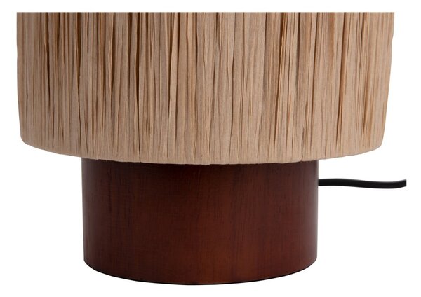 Stolní lampa v přírodní barvě se stínidlem z papírového výpletu (výška 28,5 cm) Sheer – Leitmotiv