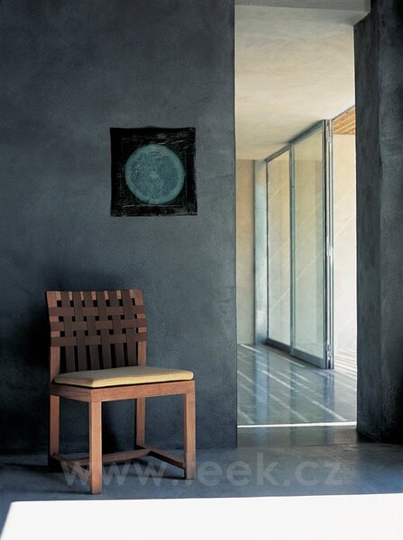 Roda Jídelní židle Network, Roda, 50x58x84 cm, rám teak, pásový výplet barva dle vzorníku, bez sedáku