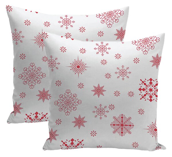 XPOSE® Bavlněný povlak na polštář VLOČKY 40x40 cm 2ks