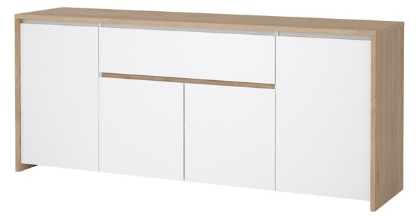 Komoda Next 50316 jackson hickory/bílý lesk - Tvilum