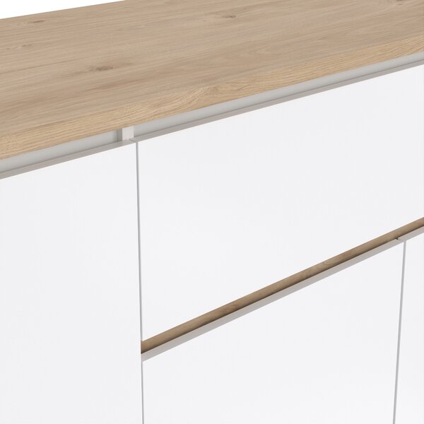 Komoda Next 50316 jackson hickory/bílý lesk - Tvilum
