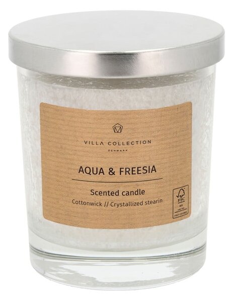 Vonná svíčka doba hoření 40 h Kras: Aqua & Freesia – Villa Collection
